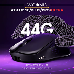 Chuột Gaming ATK U2 – Chuột Không Dây Nhẹ 44g, Cảm Biến PAW3950 Ultra, Polling Rate 8000Hz - Hiệu Suất Đỉnh Cao Cho Game Thủ