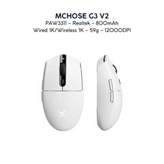 Chuột Gaming Không Dây MCHOSE G3 / G3 A 800mAh