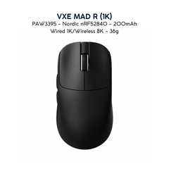 Chuột Gaming Không Dây VXE MAD R / R + / R Major / R Major +