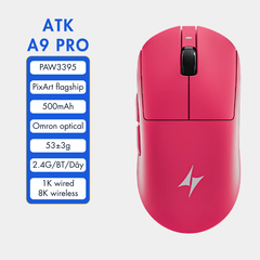 VGN ATK A9 - Chuột Không Dây Nhẹ 53g, Cảm Biến PAW3950 Ultra, Polling Rate 8000Hz - Hiệu Suất Đỉnh Cao Cho Game Thủ