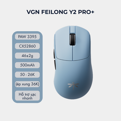 Chuột Gaming Không Dây Siêu Nhẹ VGN Feilong Y2 Pro – Cảm biến PAW3950, Switch Quang học Omron, Receiver 8K