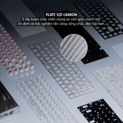 BÀN PHÍM GAMING HE MCHOSE ACE 68 GT, Polling Rate 16K, Độ Chính Xác 0.001mm, Scan Rate 256K, Độ Trễ 0.06ms, RGB 16.8 triệu màu, Hỗ Trợ Music Rhythm 2.0