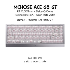 Bàn Phím Gaming HE Mchose Ace 68 GT, Polling Rate 16K, Độ Chính Xác 0.001mm, Scan Rate 256K, Độ Trễ 0.06ms, RGB 16.8 triệu màu, Hỗ Trợ Music Rhythm 2.0