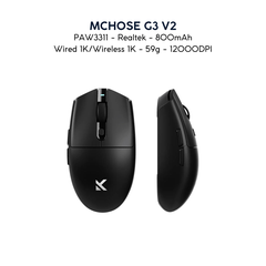 Chuột Gaming Không Dây MCHOSE G3 / G3 A 800mAh