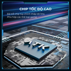 BÀN PHÍM CƠ GAMING KHÔNG DÂY VXE ATK V75X | NHÔM CNC | HOTSWAP | 1MS | RGB