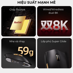 Chuột Gaming Không Dây MCHOSE K7 ULTRA LIMITED EDITION