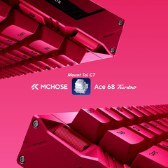 BÀN PHÍM GAMING HE MCHOSE ACE 68 TURBO, Polling Rate 16K, Độ Chính Xác 0.001mm, Scan Rate 256K, Độ Trễ 0.06ms, RGB 16.8 triệu màu, Hỗ Trợ Music Rhythm 2.0