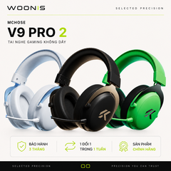 Tai Nghe Gaming Không Dây MCHOSE V9 Pro 2 – THX Spatial Audio, Driver 53mm, Pin 300 Giờ