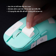 Grip Tape ATK Cho Chuột Gaming – Băng Dán Chống Trượt Esports, Bản Esports Cao Cấp, Thấm Mồ Hôi, Tái Dán Nhiều Lần