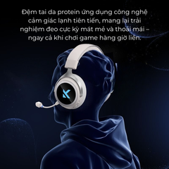 Tai Nghe Gaming Không Dây MCHOSE X9 Pro – 7.1 Surround, Pin Trâu 250H, Mic AI Chống Ồn