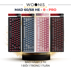 BÀN PHÍM CƠ GAMING HE MAD60 | MAD68 HE | Rapid Trigger | 1000hz | 8000hz