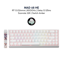 BÀN PHÍM CƠ GAMING HE MAD60 | MAD68 HE | Rapid Trigger | 1000hz | 8000hz