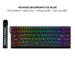 BÀN PHÍM CƠ GAMING HE MCHOSE ACE60/68 | Rapid Trigger | Scan-rate 128K | 8000hz