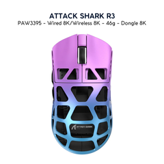 Chuột Gaming Không Dây ATTACK SHARK R3 8K
