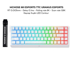 BÀN PHÍM CƠ GAMING HE MCHOSE ACE60/68 | Rapid Trigger | Scan-rate 128K | 8000hz