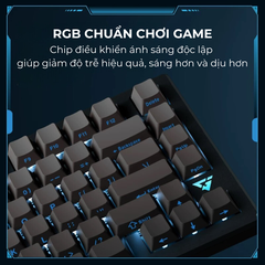 BÀN PHÍM CƠ GAMING KHÔNG DÂY VXE ATK V75X | NHÔM CNC | HOTSWAP | 1MS | RGB