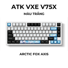 BÀN PHÍM CƠ GAMING KHÔNG DÂY VXE ATK V75X | NHÔM CNC | HOTSWAP | 1MS | RGB