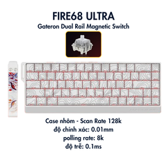 BÀN PHÍM CƠ GAMING HE FIRE68 | FIRE68 PRO | Rapid Trigger | 8000hz