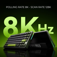 VGN Neon 75 | Bàn Phím Phím Từ Tính Chuyên Game Pin 8000mAh, 8K Hz, Độ Trễ 0.1ms, Scan Rate 256K, Accuracy 0.005mm, RGB 16.8 Triệu Màu