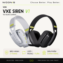 Tai nghe không dây gaming VGN VXE Siren V1 – 3 chế độ kết nối, pin 98 giờ, độ trễ thấp 15ms