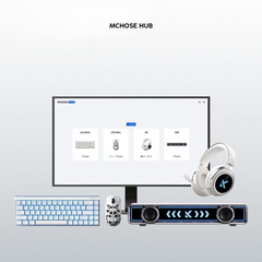 Chuột Gaming Không Dây MCHOSE A7X ULTRA PAW 3950 TI - Realtek Chipset - 500mAh - 53g ICEFLOW Glacier Coating - Wired 8K + Wireless 8K