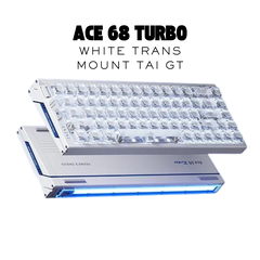 BÀN PHÍM GAMING HE MCHOSE ACE 68 TURBO, Polling Rate 16K, Độ Chính Xác 0.001mm, Scan Rate 256K, Độ Trễ 0.06ms, RGB 16.8 triệu màu, Hỗ Trợ Music Rhythm 2.0