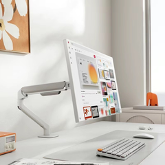 Arm Màn Hình Máy Tính Brateck E350 – Hỗ Trợ Màn 17”-32”, Tải Trọng 9Kg, Xoay Gập Linh Hoạt Chuẩn Công Thái Học