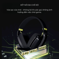 Tai nghe không dây gaming VGN VXE Siren V1 – 3 chế độ kết nối, pin 98 giờ, độ trễ thấp 15ms
