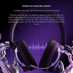 Tai Nghe Gaming Không Dây AULA G7 Pro – Âm Thanh Vòm 7.1, Mic Chống Ồn AI, Đèn RGB
