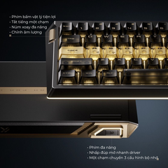 Bàn Phím Gaming HE MCHOSE GOD 60 – Full CNC, 16K Polling Rate, 256K Scan Rate, Rapid Trigger 0.001mm