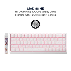 BÀN PHÍM CƠ GAMING HE MAD60 | MAD68 HE | Rapid Trigger | 1000hz | 8000hz