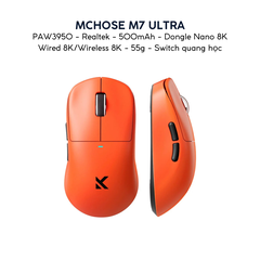 Chuột Gaming Không Dây MCHOSE M7 / M7 PRO / M7 ULTRA