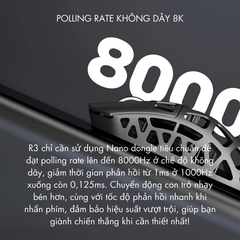 Chuột Gaming Không Dây ATTACK SHARK R3 8K