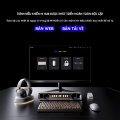 BÀN PHÍM GAMING HE MCHOSE ACE 68 GT, Polling Rate 16K, Độ Chính Xác 0.001mm, Scan Rate 256K, Độ Trễ 0.06ms, RGB 16.8 triệu màu, Hỗ Trợ Music Rhythm 2.0