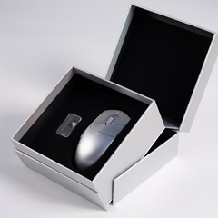 Chuột Gaming Không Dây VGN Dragonfly King Space Silver Hợp kim Magie Siêu nhẹ 54g, Cảm biến PAW3950, Chip Star Flash, Pin 500mAh