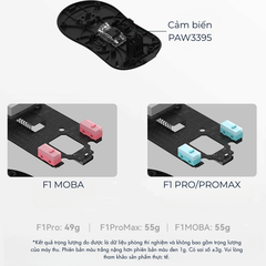 Chuột gaming không dây VGN Dragonfly F1 Pro Max – Siêu nhẹ 55g, 130h pin, cảm biến PAW3395