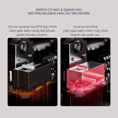 Chuột Gaming ATK U2 – Chuột Không Dây Nhẹ 44g, Cảm Biến PAW3950 Ultra, Polling Rate 8000Hz - Hiệu Suất Đỉnh Cao Cho Game Thủ