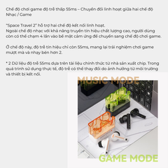 Tai nghe Bluetooth MOONDROP Space Travel 2 – Chống ồn ANC, Tùy chỉnh DSP, Hỗ trợ AutoEQ