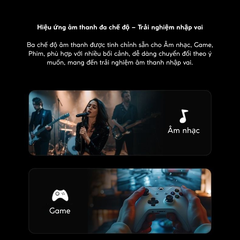 Loa Gaming Soundbar EDIFIER M30 Plus – Âm Thanh 2.0 Đối Xứng, Bluetooth 5.4, Đèn LED RGB, Chống Ồn