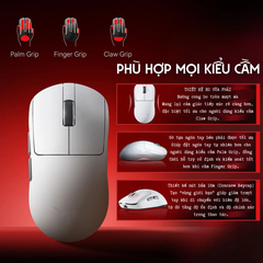 Chuột Gaming Không Dây VGN Dragonfly 3 Series, PAW3395 Extreme, Nordic 54L15, Delay 0.175ms, 56g, Lớp Phủ Ice-Feel Coating, Pin 500mAh