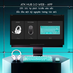 BÀN PHÍM GAMING HE ATK RS7 AIR, Polling Rate 8K, Độ Chính Xác 0.001mm, Scan Rate 256K, Độ Trễ 0.08ms, RGB 16.8 triệu màu