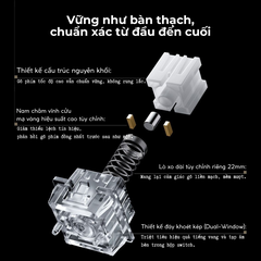 Bàn Phím Gaming HE MCHOSE GOD 60 – Full CNC, 16K Polling Rate, 256K Scan Rate, Rapid Trigger 0.001mm