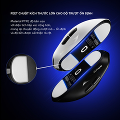 Chuột Gaming Không Dây RAWM Leviathan V4, Cảm Biến PAW3950, Nordic nRF54L15, Dual 8K, RawmSpeeed, Pin 500mAh, 150H, ~55g, Lớp Phủ THERMO-SENSITIVE