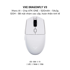Chuột Gaming Không Dây Siêu Nhẹ VXE Dragonfly V3 Series
