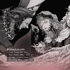 LÓT CHUỘT GAMING Feng Villain, Bề Mặt Control Được Dệt Siêu Mịn, Viền May Chìm, Base Polyurethane XSOFT, Size 490x420x4mm