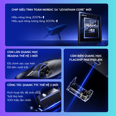 Chuột Gaming Không Dây RAWM Leviathan V4, Cảm Biến PAW3950, Nordic nRF54L15, Dual 8K, RawmSpeeed, Pin 500mAh, 150H, ~55g, Lớp Phủ THERMO-SENSITIVE