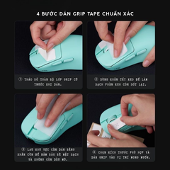 Grip Tape ATK Cho Chuột Gaming – Băng Dán Chống Trượt Esports, Bản Esports Cao Cấp, Thấm Mồ Hôi, Tái Dán Nhiều Lần