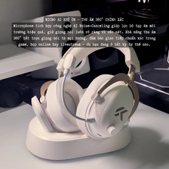 Tai Nghe Gaming Không Dây MCHOSE V9 Turbo – Đế Sạc Từ Tính,&nbsp; 7.1 Surround, Pin Trâu 250H, Mic AI Chống Ồn