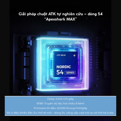 VGN ATK F1 V2 Series - Chuột Không Dây Nhẹ 38g, Cảm Biến PAW3950 Ultra, Polling Rate 8000Hz - Hiệu Suất Đỉnh Cao Cho Game Thủ