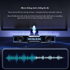 Halo Soundbar – Loa Gaming Desktop Đỉnh Cao với Âm Thanh Sống Động và Hiệu Ứng RGB